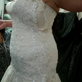 Designs By Nicole - The dress before Nicole worked her magic - Sewing & Alterations Near Me - Rockville, Maryland