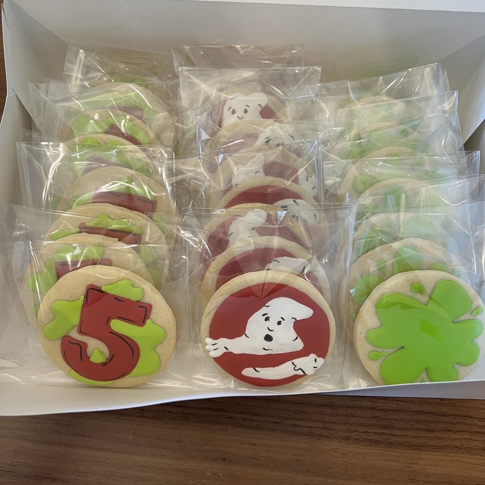 Cain's Creative Cakes - Custom Ghostbuster Cookies - Custom Cakes Near Me - Denver, Colorado