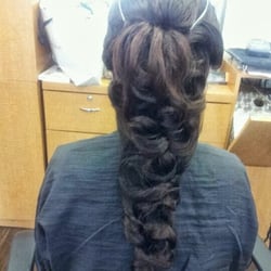 Wedding updo hair by Nayoung
