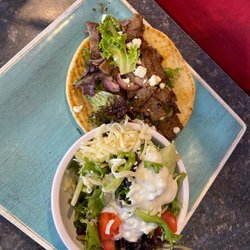 Off The Cliff - Gyro & salad