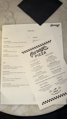 Menu photo 1 Garage Austin, TX