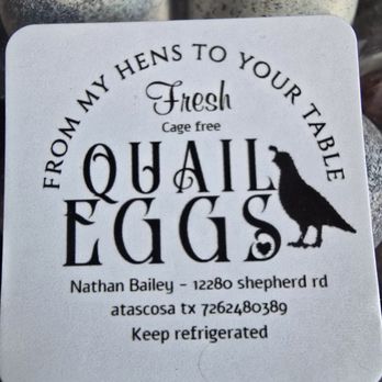 Quail Eggs - Specialty Food Near Me - Atascosa, Texas Quail Eggs - Specialty Food Near Me - Atascosa, Texas
