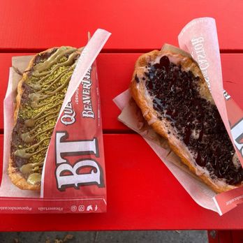 BeaverTails - Hazelnut pistachio and coco vanil beavertails - Desserts Near Me - Canmore, Alberta
