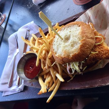 Saint & Second - Crispy chicken sandwich and thin cut fries - New American Near Me - Long Beach, California Saint & Second - Crispy chicken sandwich and thin cut fries - New American Near Me - Long Beach, California