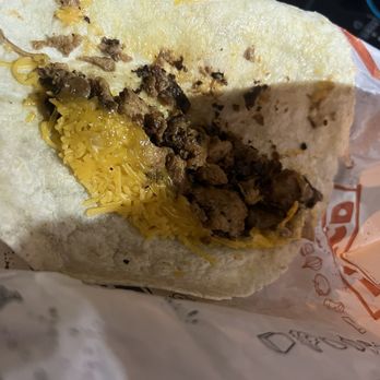 Del Taco - Where's the sauce?! Only cheese and chicken. - Mexican Near Me - Bullhead City, Arizona