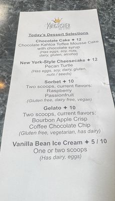 Menu photo 1 KingFisher Bar & Grill Tucson, AZ Menu photo 1 KingFisher Bar & Grill Tucson, AZ
