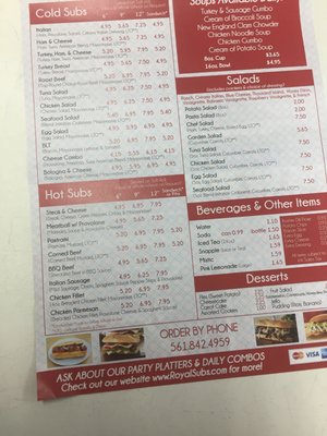 Menu photo 1 Royal Sandwich West Palm Beach, FL Menu photo 1 Royal Sandwich West Palm Beach, FL
