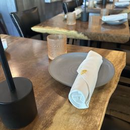 -1 star for dirty place setting