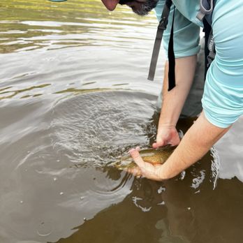 Sasquatch Fly Fishing - Releasing the Tiger Trout - Fishing Near Me - Estes Park, Colorado