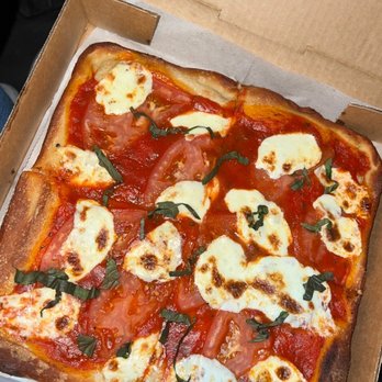 Santucci's Original Square Pizza - Margherita personal - Pizza Near Me - Philadelphia, Pennsylvania Santucci's Original Square Pizza - Margherita personal - Pizza Near Me - Philadelphia, Pennsylvania