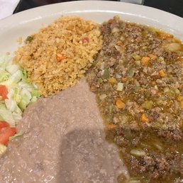 Picadillo plate. Picadillo plate.