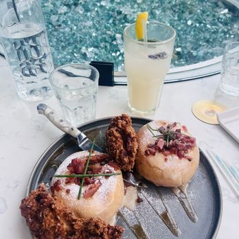 Great Maple - fried chicken w maple donuts & bacon, lavender lemonade - Breakfast & Brunch Near Me - Anaheim, California Great Maple - fried chicken w maple donuts & bacon, lavender lemonade - Breakfast & Brunch Near Me - Anaheim, California