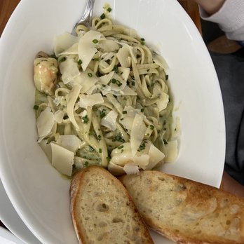 That Place In Ogunquit - CREAMY PESTO & SHRIMP PASTA - New American Near Me - Ogunquit, Maine