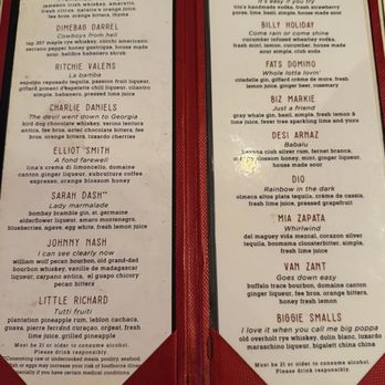 Hullabaloo - Drink menu - Gastropubs Near Me - West Palm Beach, Florida