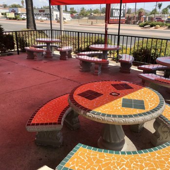Tijuana's Tacos - Patio area - Mexican Near Me - Moreno Valley, California