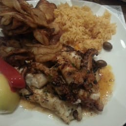 Grilled octopus.