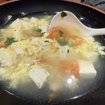 Yen's Kitchen and Sushi Bar - SP7. Tomato Egg Tofu Soup for 2 - Sushi Bars Near Me - Ashburn, Virginia Yen's Kitchen and Sushi Bar - SP7. Tomato Egg Tofu Soup for 2 - Sushi Bars Near Me - Ashburn, Virginia