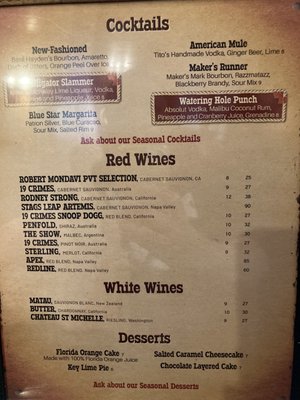 Menu photo 6 Cowpoke's Watering Hole Sebring, FL