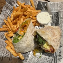 Buffalo chicken wrap Buffalo chicken wrap