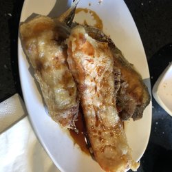 Ten Sushi Buffet - Grilled salmon head and salmon belly