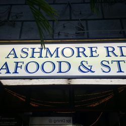 Ashmore Road Seafood & Steakhouse - The sign