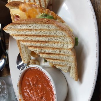 The Cornucopia Cafe - Tomato soup--good, but heartburn later, paired with avacado grilled cheese - Breakfast & Brunch Near Me - Grantsville, Maryland
