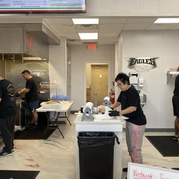 Derita Italian Deli - Clean area,The Team is all busy at work making sub orders. - Delis Near Me - St. Augustine, Florida