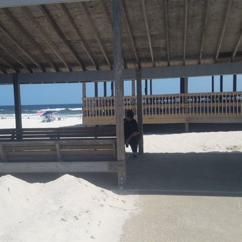Johnson Beach - back if pavilion - Beaches Near Me - Pensacola, Florida