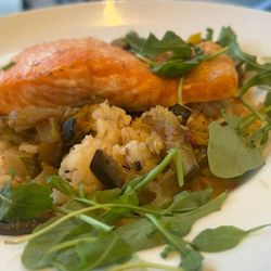 La Cantine du Saint Roch - Salmon risotto, very good