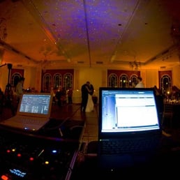 Midnight DJ hard at work