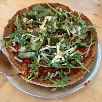 Blue Line Pizza - Small Sausage, Hot Honey and Arugula - Pizza Near Me - Burlingame, California