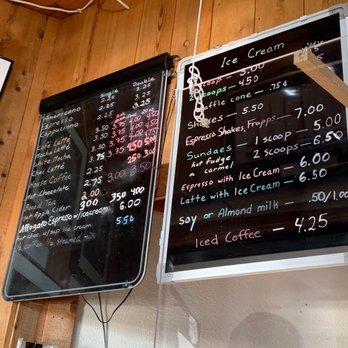 Captain Davey's Ice Cream & Espresso - Menu - Coffee & Tea Near Me - Bodega Bay, California