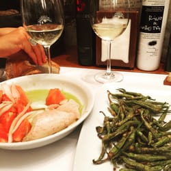El Rincon De Alberto - Ensalada de tomate riojano, ventresca de atún y piparras