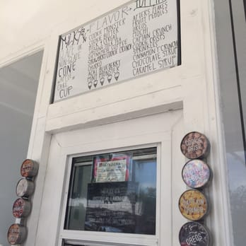 Afters Ice Cream - Menu 3/2016 - Desserts Near Me - Pasadena, California