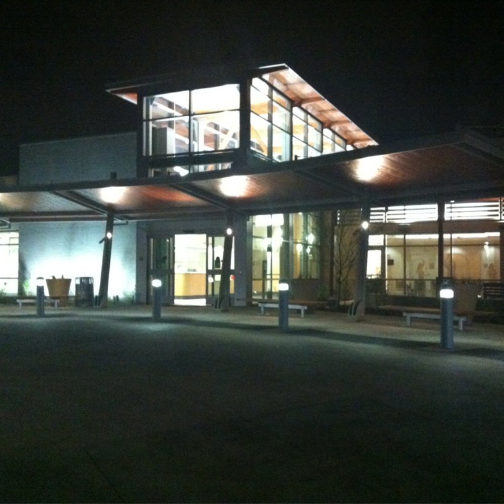 Fullerton Community Center - Back entrance at night - Community Centers Near Me - Fullerton, California Fullerton Community Center - Back entrance at night - Community Centers Near Me - Fullerton, California