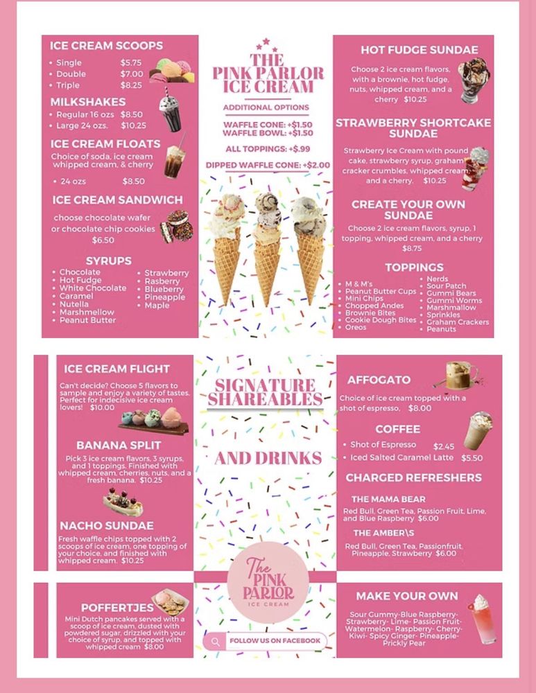 The Pink Parlor Ice Cream Logo