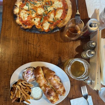 Full Mile Beer Co & Kitchen - Cod dinner and Margarita pizza - American Near Me - Sun Prairie, Wisconsin Full Mile Beer Co & Kitchen - Cod dinner and Margarita pizza - American Near Me - Sun Prairie, Wisconsin