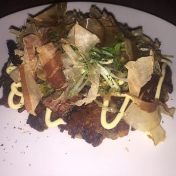 Shalom Japan - Pastrami okonomiyaki with sauerkraut and bonito - Japanese Near Me - Brooklyn, New York Shalom Japan - Pastrami okonomiyaki with sauerkraut and bonito - Japanese Near Me - Brooklyn, New York