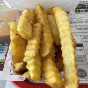 Better Burger - Small order of hot crinkly Better Fries - Burgers Near Me - Troy, North Carolina