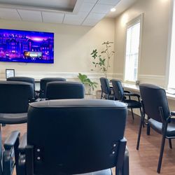 Warren Oral Surgery - Reception area has lots of natural light.