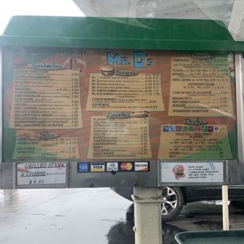 Mr D's - Menu - Burgers Near Me - Benton, Illinois