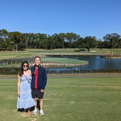 TPC Sawgrass - The famous signature 17th hole with the island green at TPC Sawgrass.