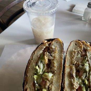 Agave Azul Mexican Grill - Torta and Horchata large drink. - Mexican Near Me - Bakersfield, California Agave Azul Mexican Grill - Torta and Horchata large drink. - Mexican Near Me - Bakersfield, California
