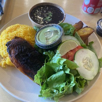 Black Bean Deli - Spanish Baked Chicken platter - Cuban Near Me - Orlando, Florida Black Bean Deli - Spanish Baked Chicken platter - Cuban Near Me - Orlando, Florida
