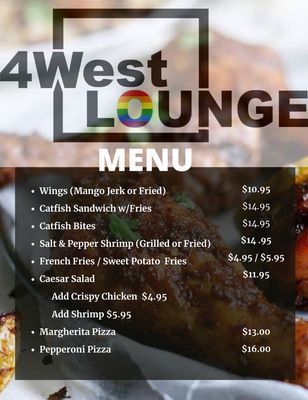 Menu photo 1 4West Lounge New York, NY Menu photo 1 4West Lounge New York, NY