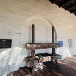Wine press as a gift from Spanish Island of Mallorca