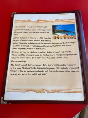 Menu photo 4 Iou Sushi III Tucson, AZ Menu photo 4 Iou Sushi III Tucson, AZ