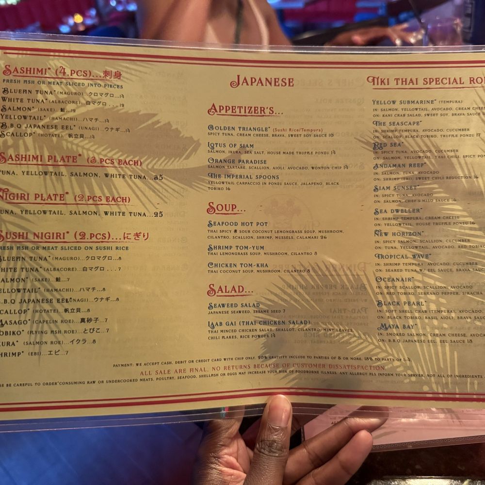 Tiki Thai - Menu - Thai Near Me - Atlanta, Georgia Tiki Thai - Menu - Thai Near Me - Atlanta, Georgia