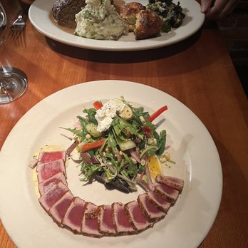 Third and Hollywood - Tuna tartare with salad - New American Near Me - Columbus, Ohio Third and Hollywood - Tuna tartare with salad - New American Near Me - Columbus, Ohio
