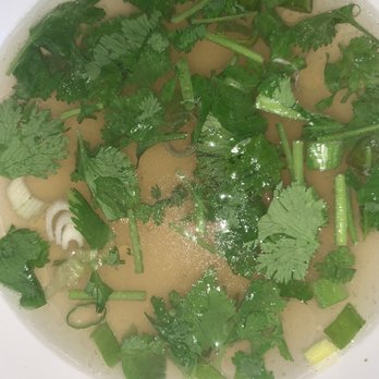 Pho Binh Minh - The soup was delicious and had lots of yummy cilantro! - Vietnamese Near Me - Stockton, California